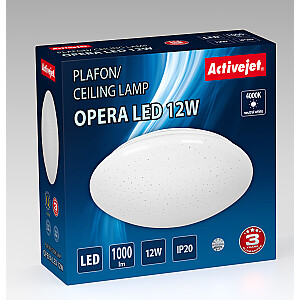 Современный светодиодный потолочный плафон Activejet OPERA LED 12W