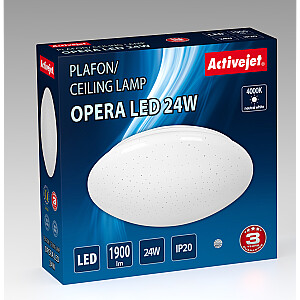 Современный светодиодный потолочный плафон Activejet OPERA LED 24W