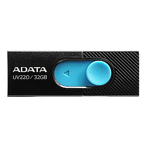 USB-накопитель ADATA UV220 32 ГБ USB Type-A 2.0 Черный, Синий