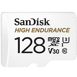 SanDisk augstas izturības 128 GB MicroSDXC UHS-I 10. klases atmiņas karte