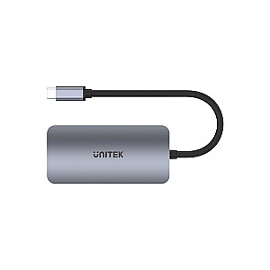UNITEK P5 Trio USB 3.2 Gen 1 (3.1 Gen 1) Type-C 5000 Mb/s, pelēks