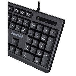 Activejet K-3803S USB tastatūra