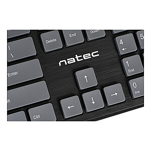 Tastatūra NATEC Discus 2 USB USB US Slim