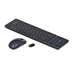 Клавиатура Logitech MK220 RF Wireless QWERTY International EER Black