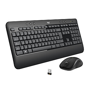 Клавиатура Logitech MK540 Advanced RF Wireless QWERTY US International Black, White