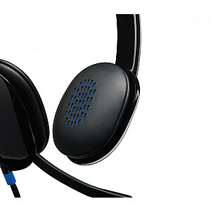 Logitech H540 USB austiņu galvas stīpa USB tipa A melns