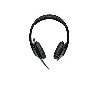 Logitech H540 USB austiņu galvas stīpa USB tipa A melns