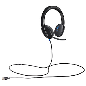 Logitech H540 USB austiņu galvas stīpa USB tipa A melns