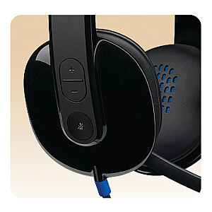 Logitech H540 USB austiņu galvas stīpa USB tipa A melns
