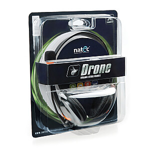 Оголовье NATEC Drone Headset Черный, Оранжевый