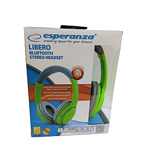Esperanza Libero Headset Повязка на голову Зеленый, Серый