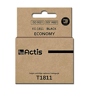 Actis KE-1811 tinte Epson printerim; Epson T1811 nomaiņa; standarts; 18 ml; melns