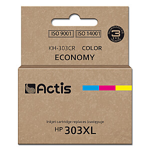Actis KH-303CR tinte HP printerim, HP 303XL T6N03AE nomaiņa; Premium; 18 ml; 415 lappuses; krāsa
