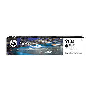 HP 913A melna oriģinālā PageWide kasetne