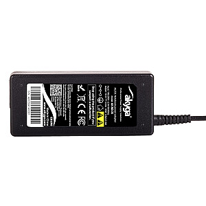 Strāvas adapteris/invertors Akyga AK-ND-25 Indoor 65 W Black