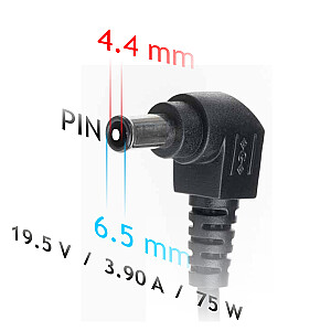 Akyga strāvas adapteris/invertors AK-ND-19 iekštelpās 75 W melns