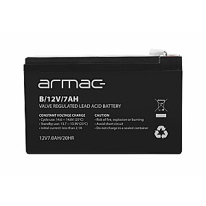 Универсальный гелевый аккумулятор для ИБП Armac B/12V/7Ah