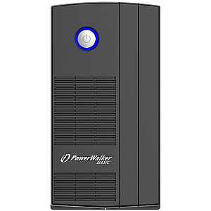 PowerWalker Basic VI 650 SB FR Line-Interactive 0,65 kVA 360 W 2 maiņstrāvas kontaktligzdas