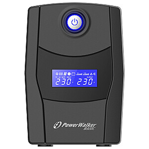 PowerWalker VI 600 STL Line-Interactive 0,6 кВА 360 Вт 2 розетки переменного тока