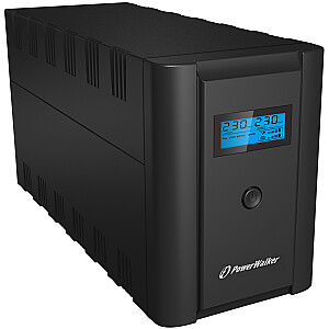 PowerWalker VI 2200 LCD/FR Двойное преобразование (онлайн) 2,2 кВА 1200 Вт 4 розетки переменного тока