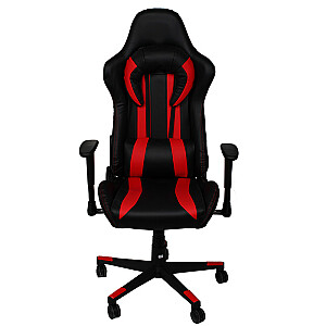 Biroja krēsls ROCHESTER 66x55.5xH129-139cm melns/sarkans S-152