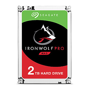 Seagate IronWolf Pro ST2000NE001 3,5 collu 2000GB Serial ATA III iekšējais cietais disks