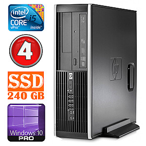 Персональный компьютер HP 8100 Elite SFF i5-650 4GB 240SSD DVD WIN10Pro