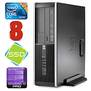 Personālais dators HP 8100 Elite SFF i5-650 8GB 120SSD DVD WIN10Pro