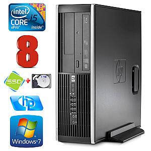 Personālais dators HP 8100 Elite SFF i5-650 8GB 120SSD+1TB DVD WIN7Pro