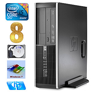 Personālais dators HP 8100 Elite SFF i5-650 8GB 2TB DVD WIN7Pro