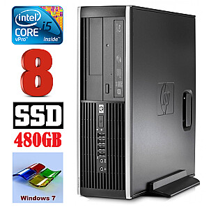 Персональный компьютер HP 8100 Elite SFF i5-650 8GB 480SSD DVD WIN7Pro