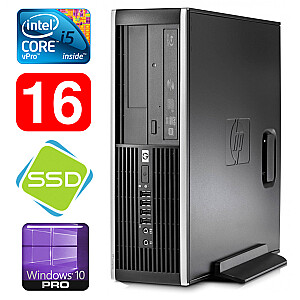 Personālais dators HP 8100 Elite SFF i5-650 16GB 120SSD DVD WIN10Pro