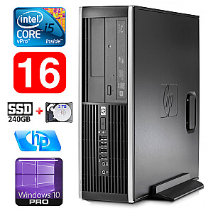 Персональный компьютер HP 8100 Elite SFF i5-650 16GB 240SSD+2TB DVD WIN10Pro