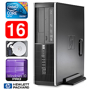 Personālais dators HP 8100 Elite SFF i5-650 16GB 250GB DVD WIN10Pro