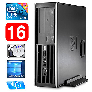 Personālais dators HP 8100 Elite SFF i5-650 16GB 2TB DVD WIN10