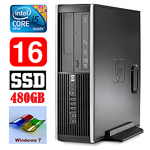 Персональный компьютер HP 8100 Elite SFF i5-650 16GB 480SSD DVD WIN7Pro