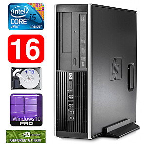 Personālais dators HP 8100 Elite SFF i5-650 16GB 1TB GT1030 2GB DVD WIN10Pro