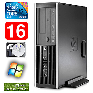 Персональный компьютер HP 8100 Elite SFF i5-650 16GB 2TB GT1030 2GB DVD WIN7Pro