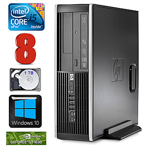 Personālais dators HP 8100 Elite SFF i5-650 8GB 1TB GT1030 2GB DVD WIN10