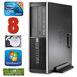 Personālais dators HP 8100 Elite SFF i5-650 8GB 1TB GT1030 2GB DVD WIN7Pro
