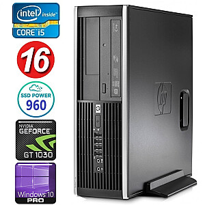 Personālais dators HP 8100 Elite SFF i5-750 16GB 960SSD GT1030 2GB DVD WIN10Pro