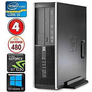 Personālais dators HP 8100 Elite SFF i5-750 4GB 480SSD GT1030 2GB DVD WIN10