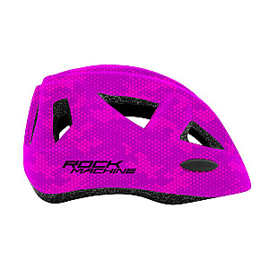 Aizsargķivere Rock Machine Racer Pink XS/S (48-52 cm)