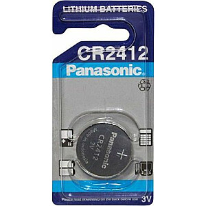 Panasonic CR2412 akumulators 1 gab.