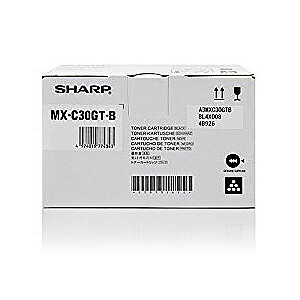 Тонер-картридж Sharp MXC30GTB 1 шт. Оригинальный Черный