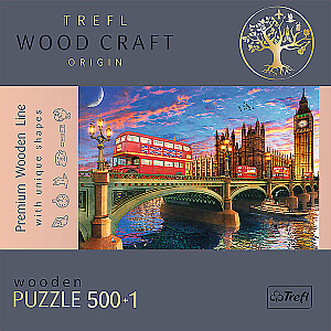 TREFL Koka puzle - Vestminsteras pils, Big Bens, Londona, 500gb
