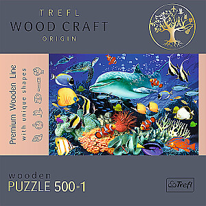 TREFL Пазл из дерева Подводный мир 500+1 шт.