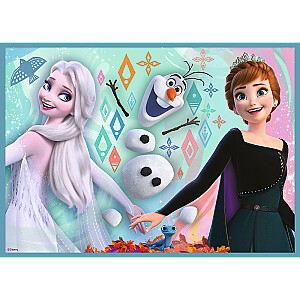 TREFL FROZEN Комплект пазлов 4в1