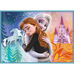 TREFL FROZEN Комплект пазлов 4в1