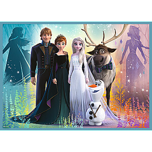 TREFL FROZEN Комплект пазлов 4в1